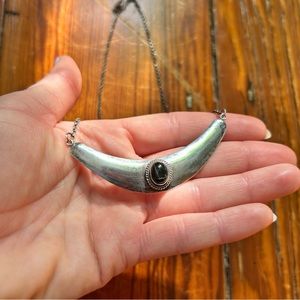 Sterling Silver Breast Plate Necklace